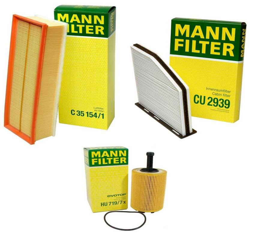 Audi VW Filter Service Kit 1K0819644B - MANN-FILTER 1789780KIT